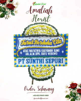 Papan Bunga Duka di Ungga
